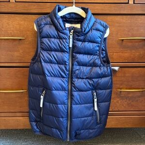 Hanna Andersson Navy Blue Down Vest  120 6/7